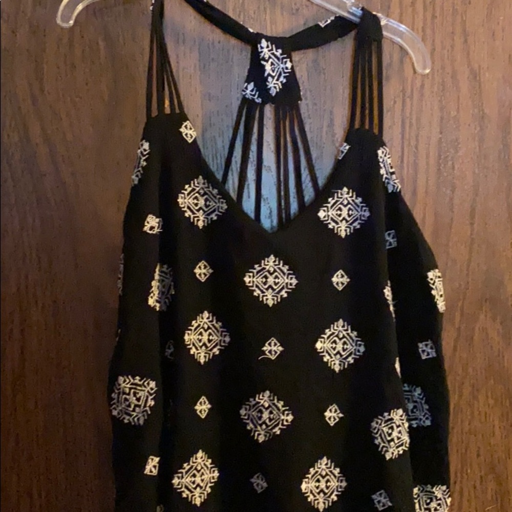 Back embroidered dress